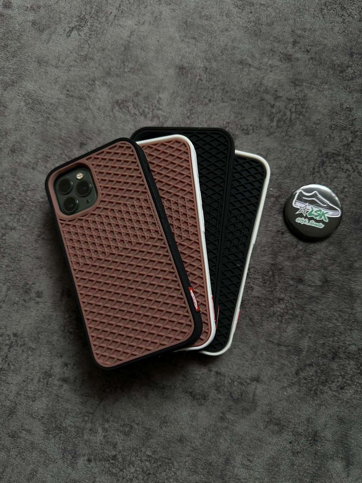 Vans Case Waffle Negro Café