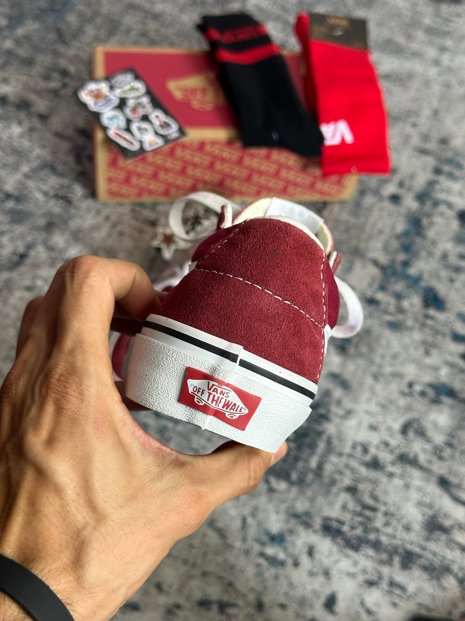 Tenis Vans Sk8 Low Tenis Cl?sicos Vinotinto Unisex