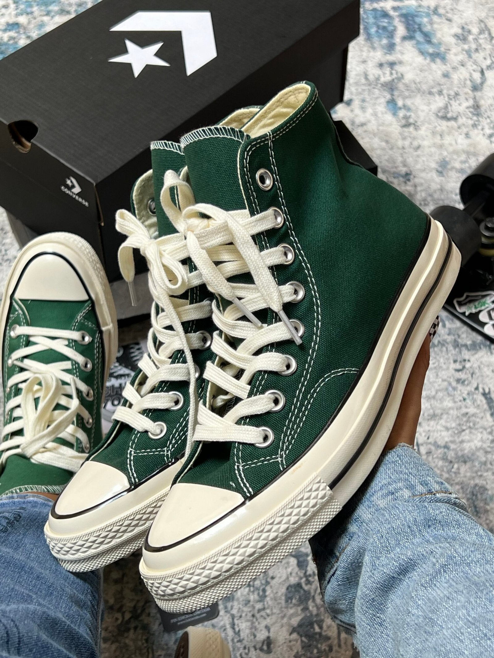Tenis Bota Chuck Taylor 70´ Verde Unisex