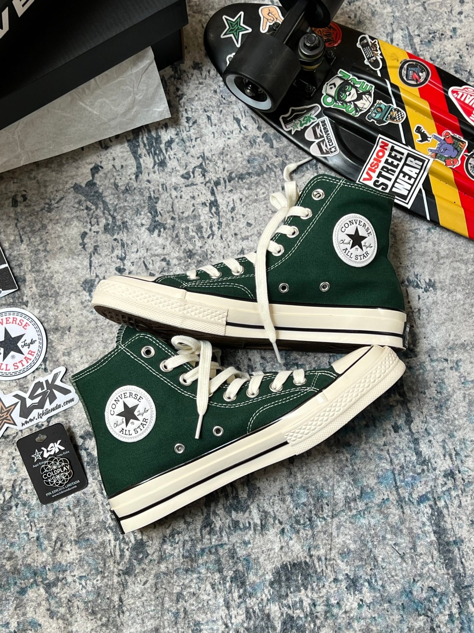 Tenis Bota Chuck Taylor 70´ Verde Unisex