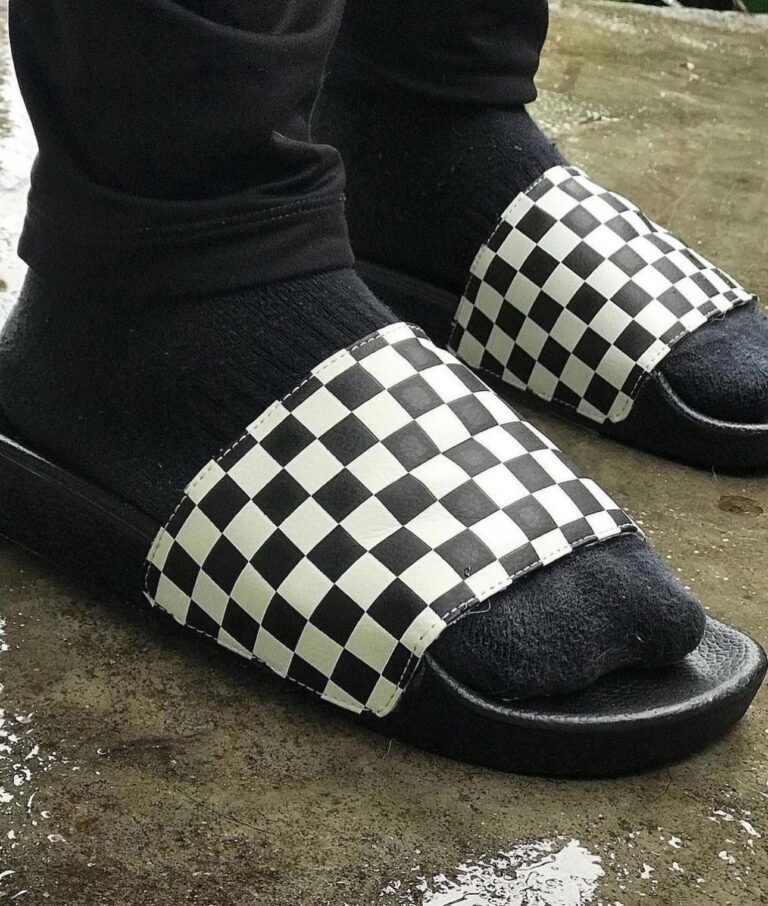 Chanclas Surf Negras La Costa SLIDE-ON CHECKER VANS