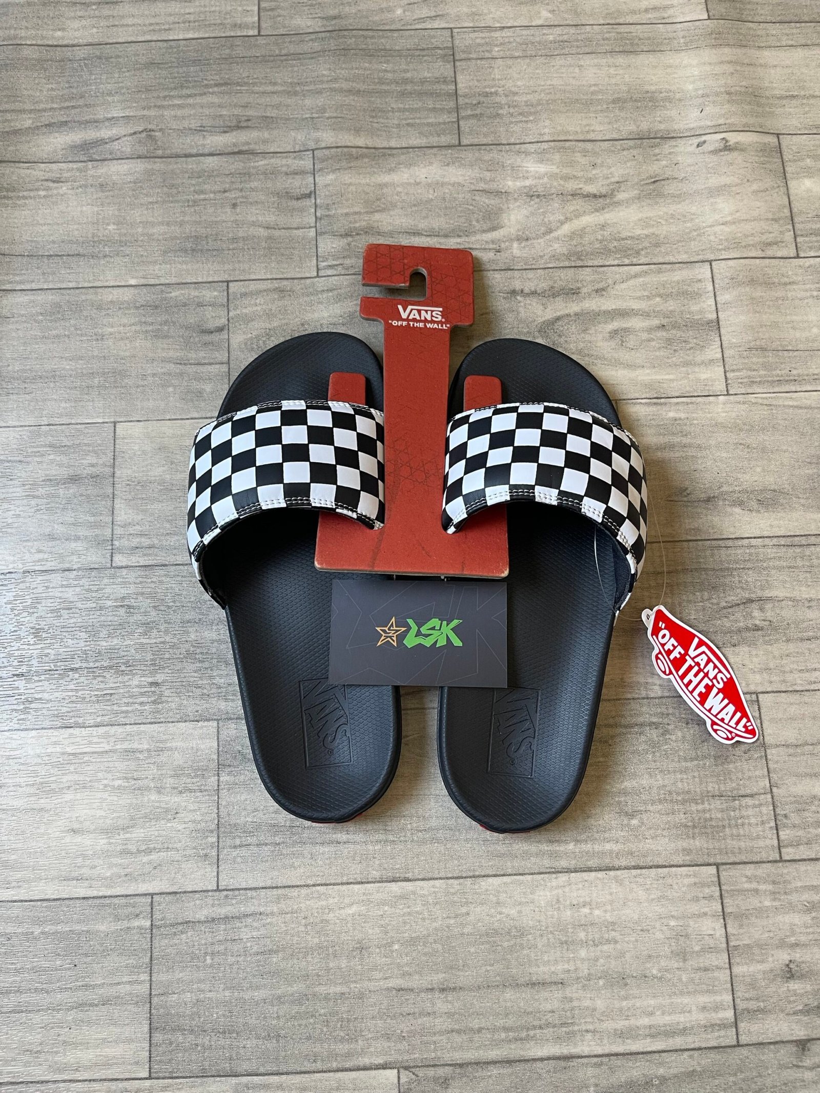 Chanclas Surf Negras La Costa SLIDE-ON CHECKER VANS