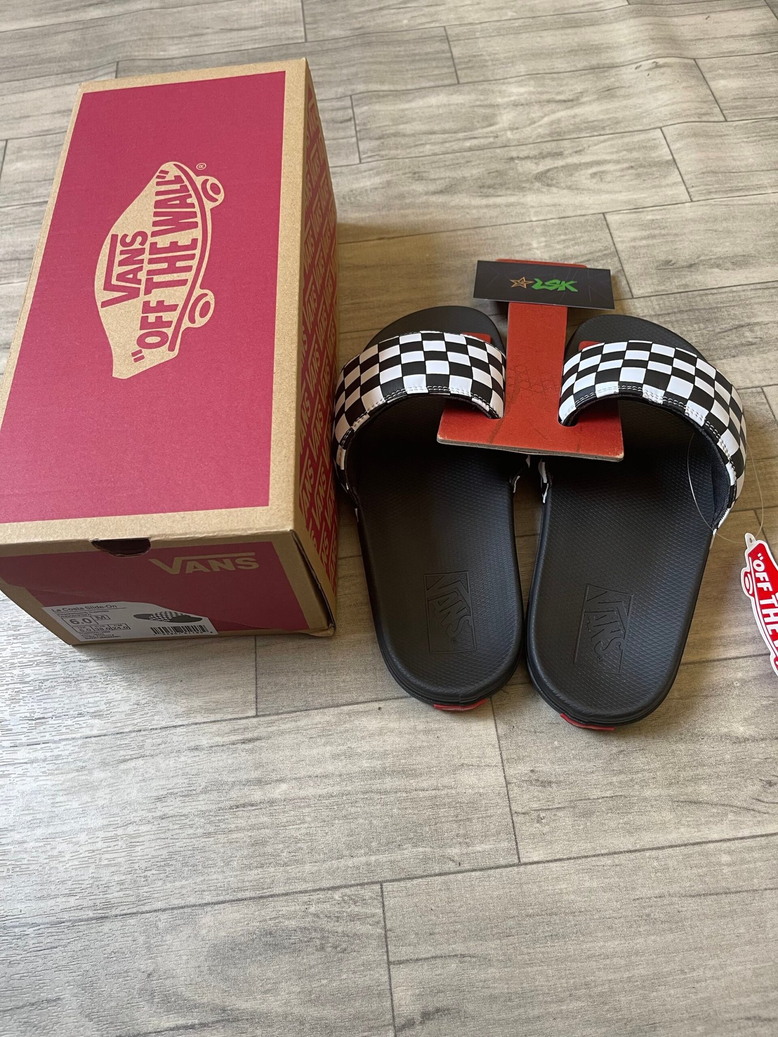 Chanclas Surf Negras La Costa SLIDE-ON CHECKER VANS