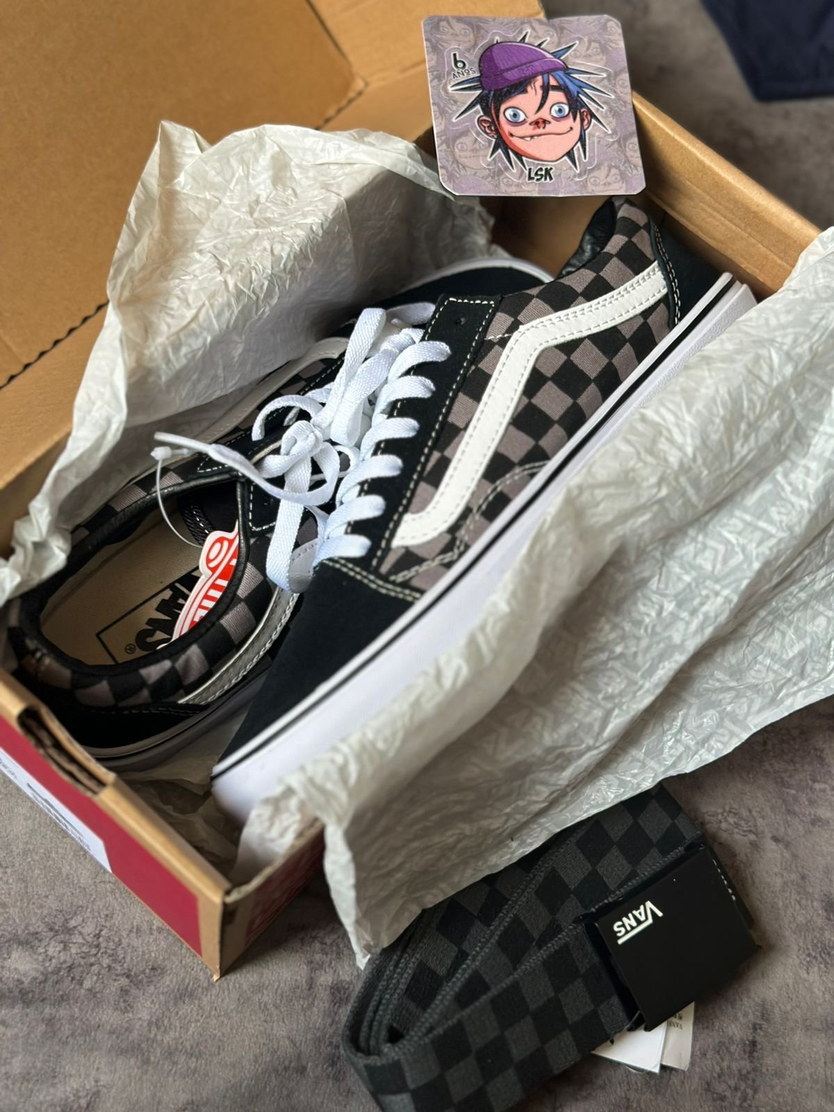 old skool pewter black