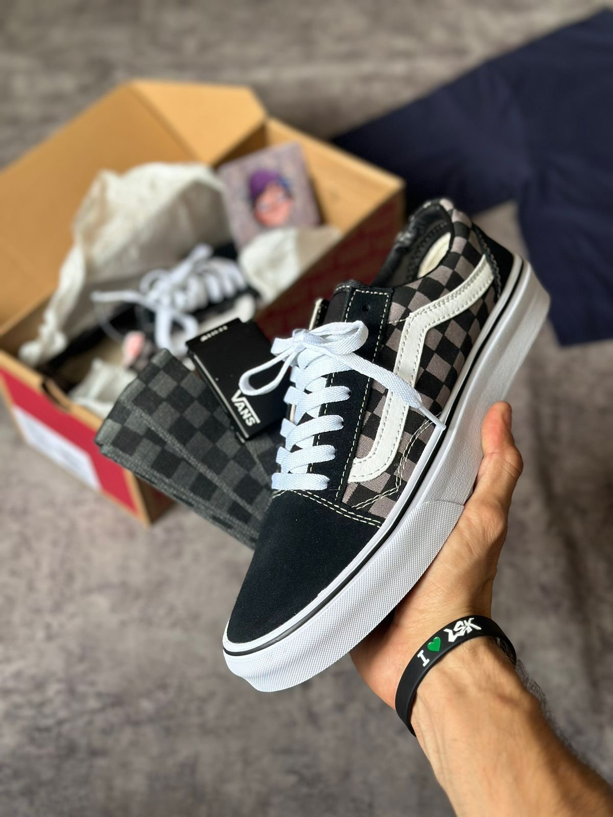 old skool pewter black