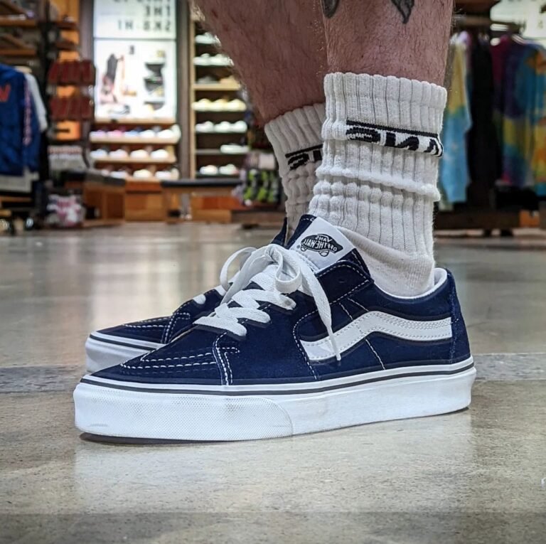 Vans Sk8 Low Tenis Clásicos Azules Unisex