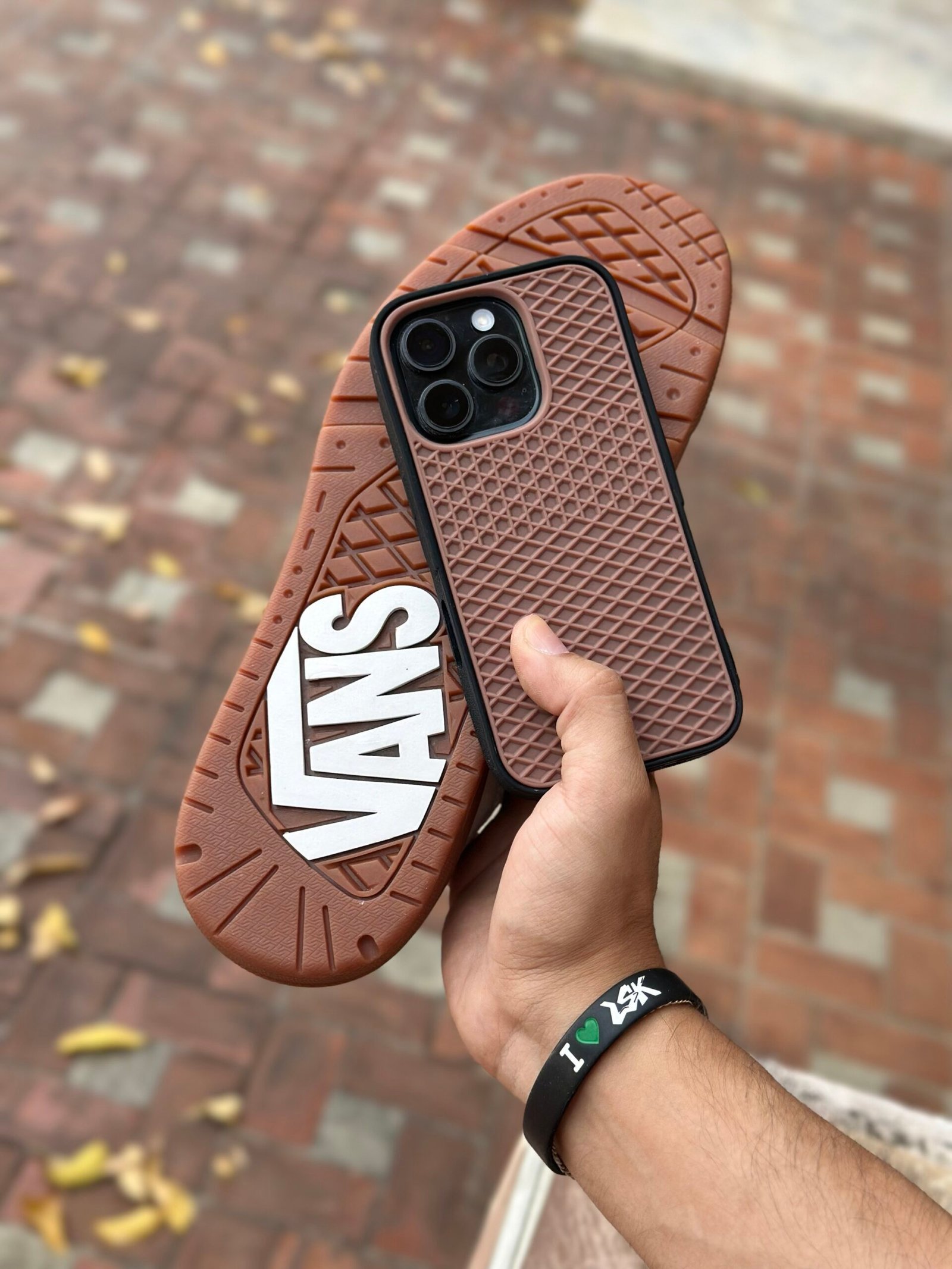 Vans Case Waffle Negro Café