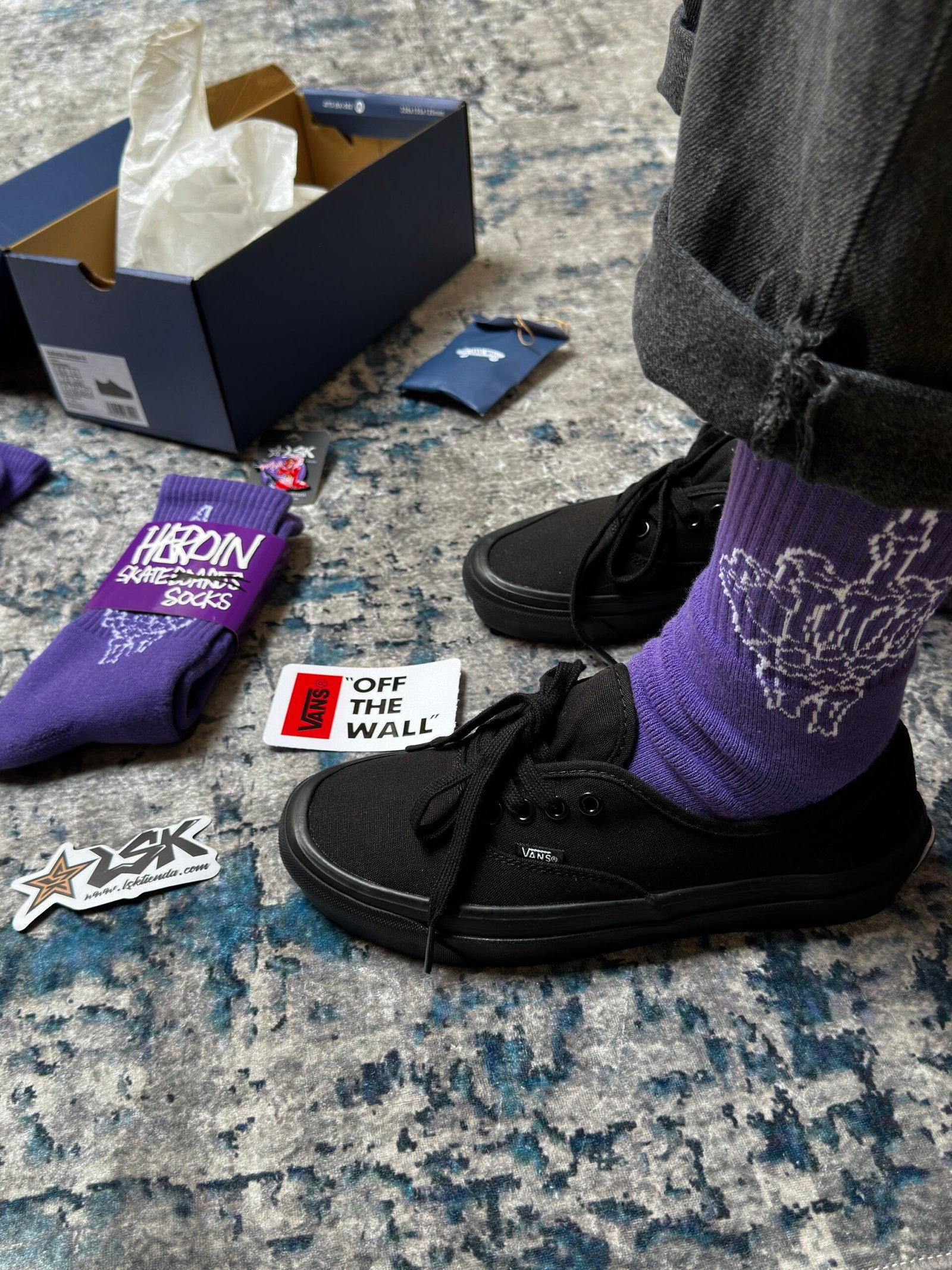 Medias purple deathwish