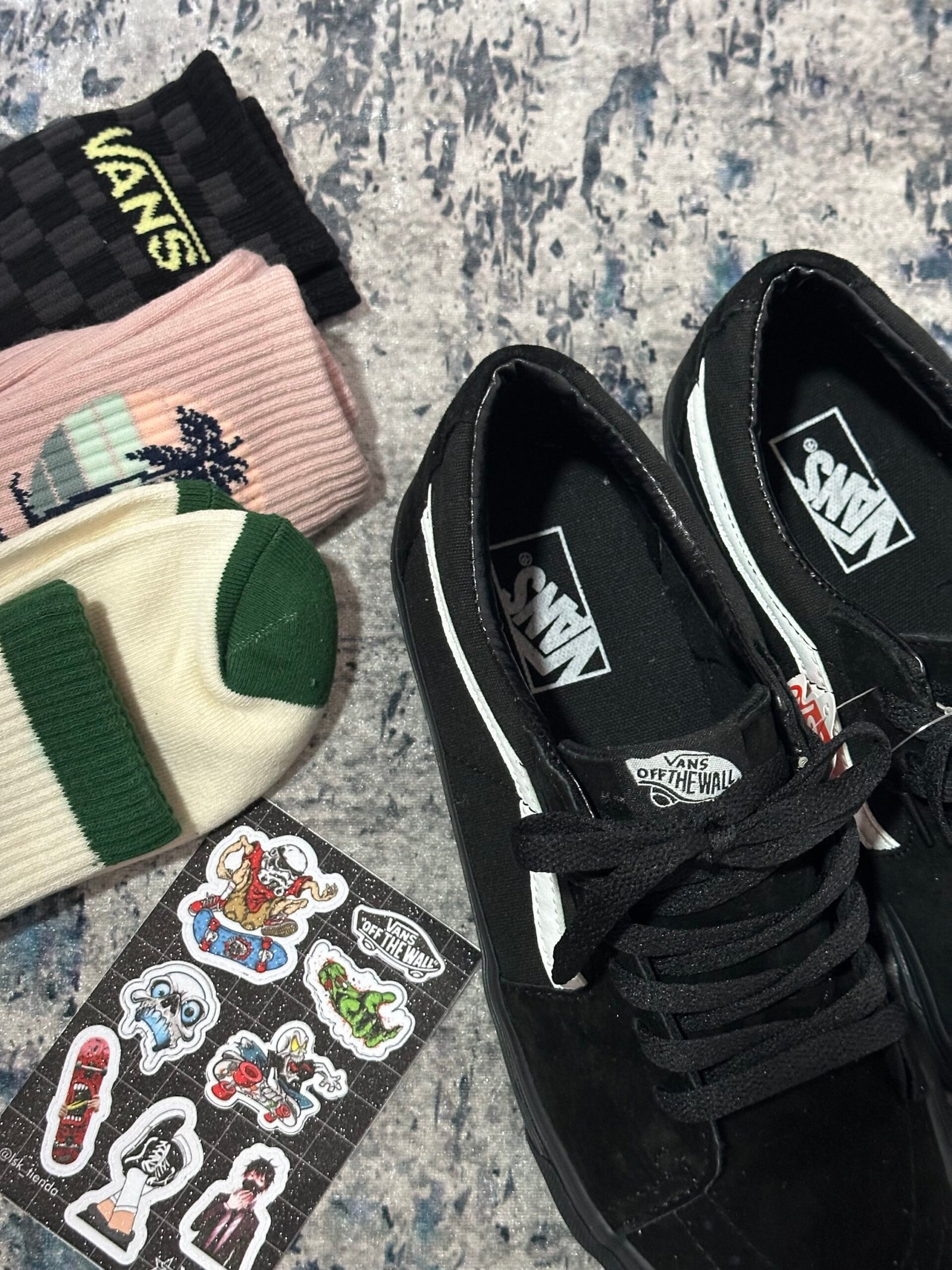 Tenis Clasicos De Gamuza Negros Sk8-Low Vans Unisex