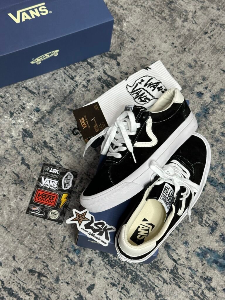 Tenis Unisex Vans Suede Negros Style #73  Edición Premium Sport