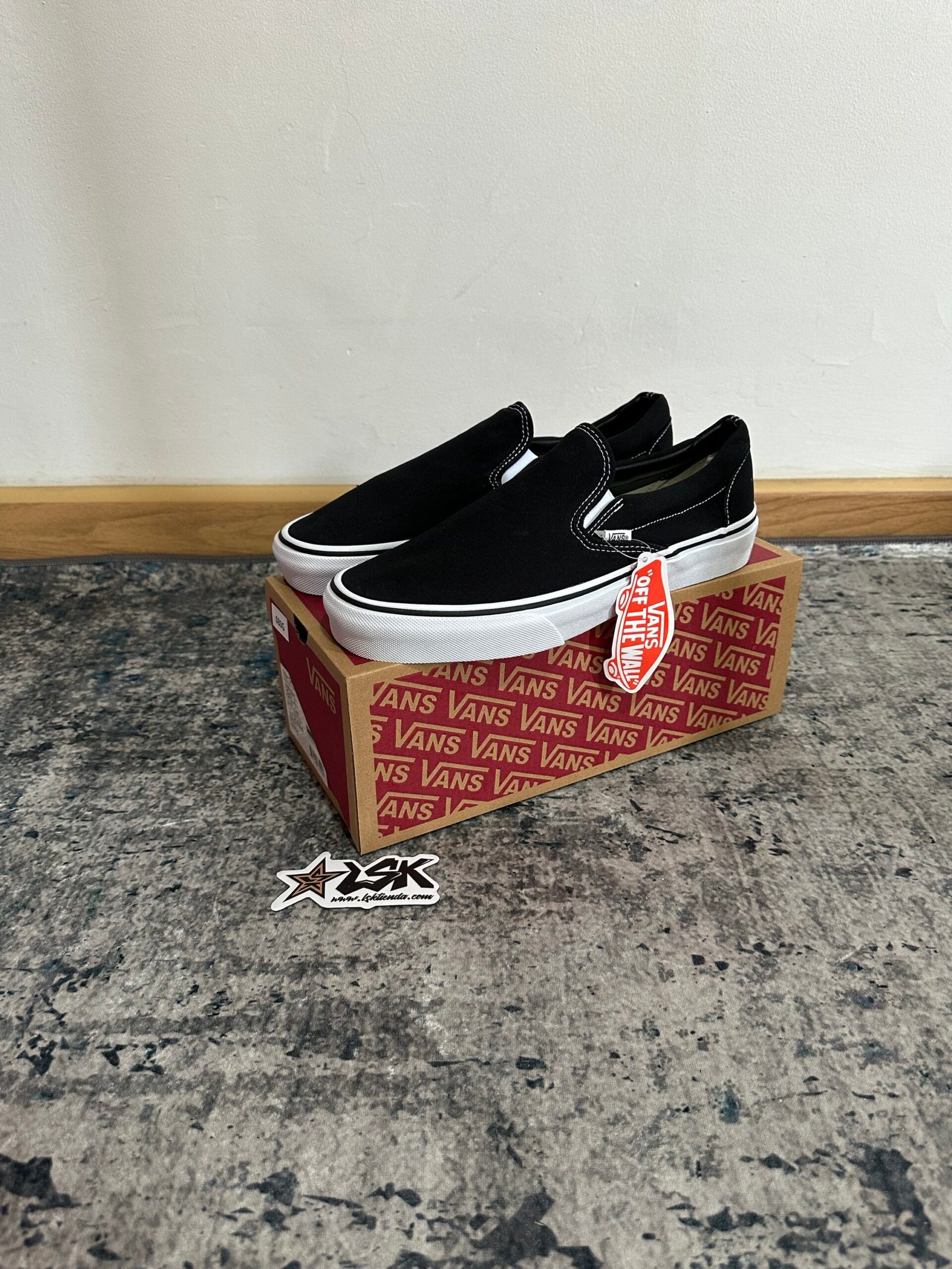 Slip on clásica negro