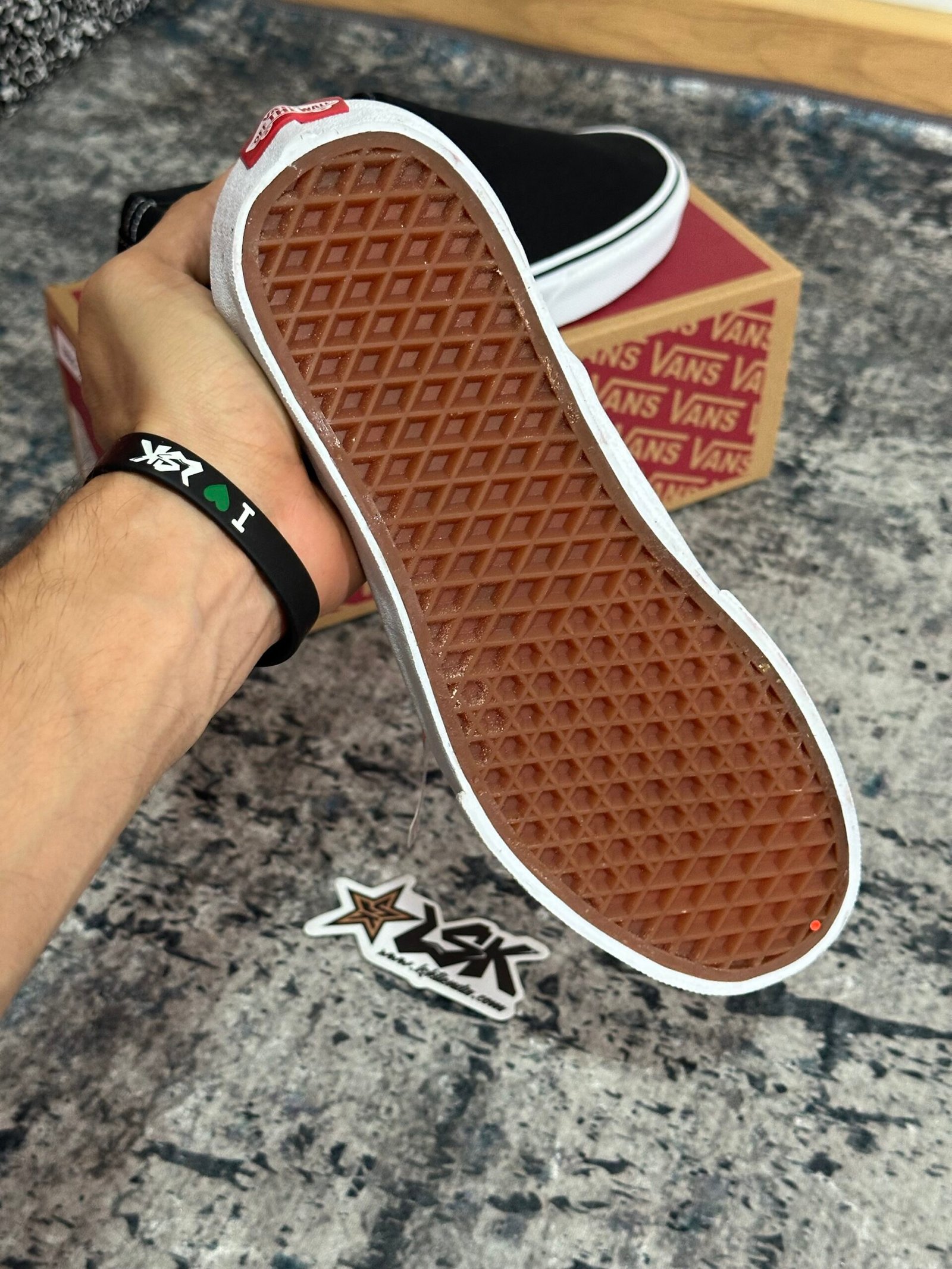 Slip on clásica negro