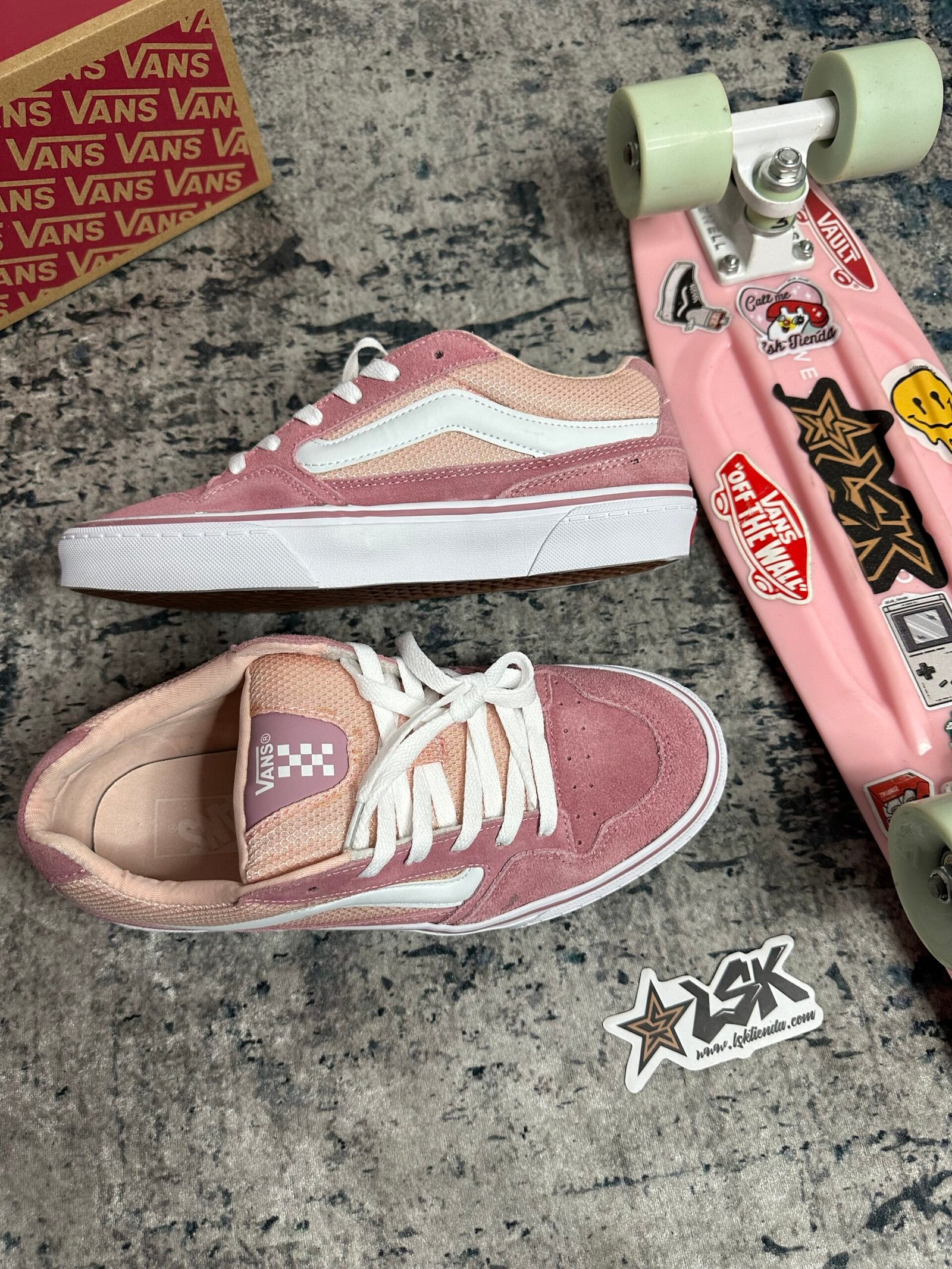 Vans caldrone pink