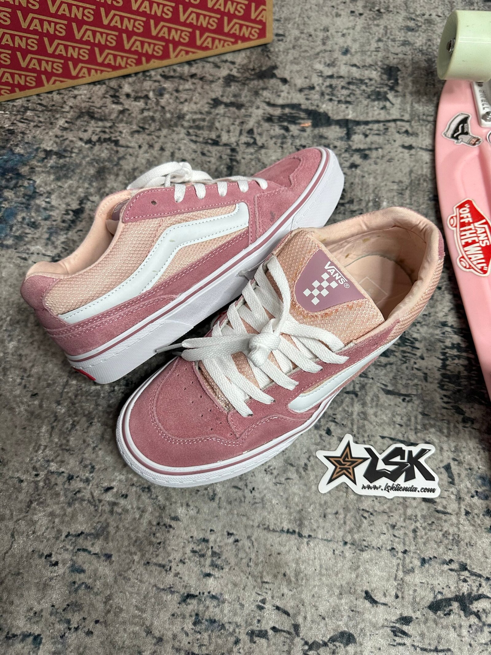 Vans caldrone pink