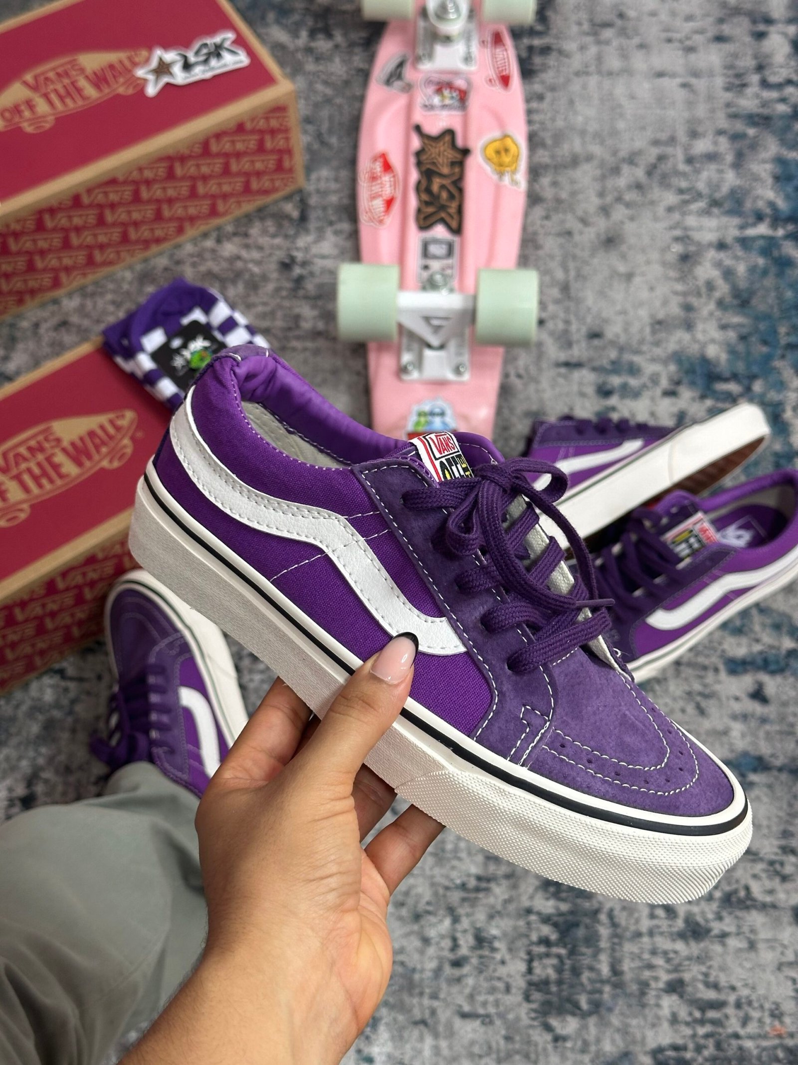 Vans Sk8 low purple