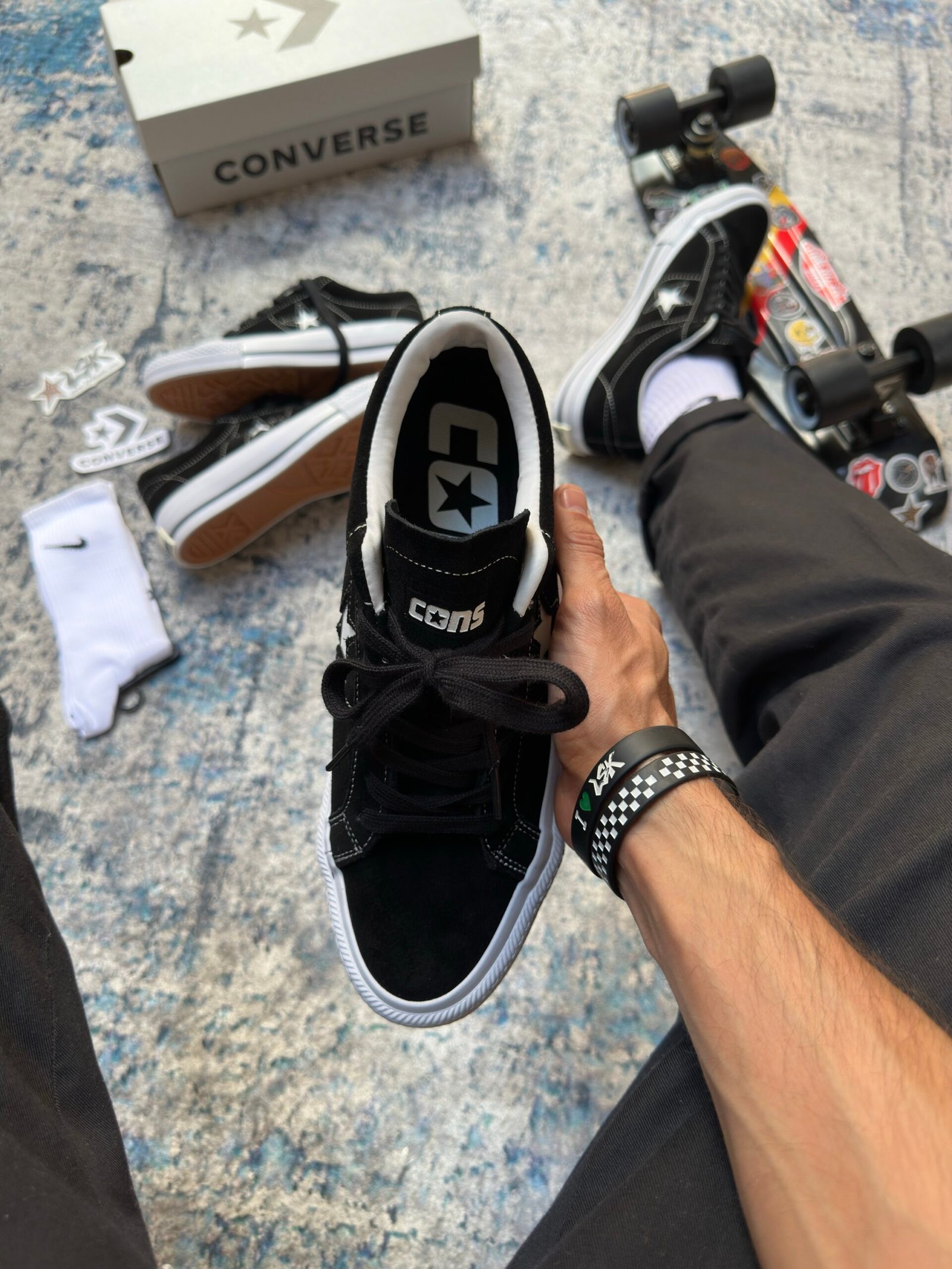 Tenis Converse One Star Negros Unisex