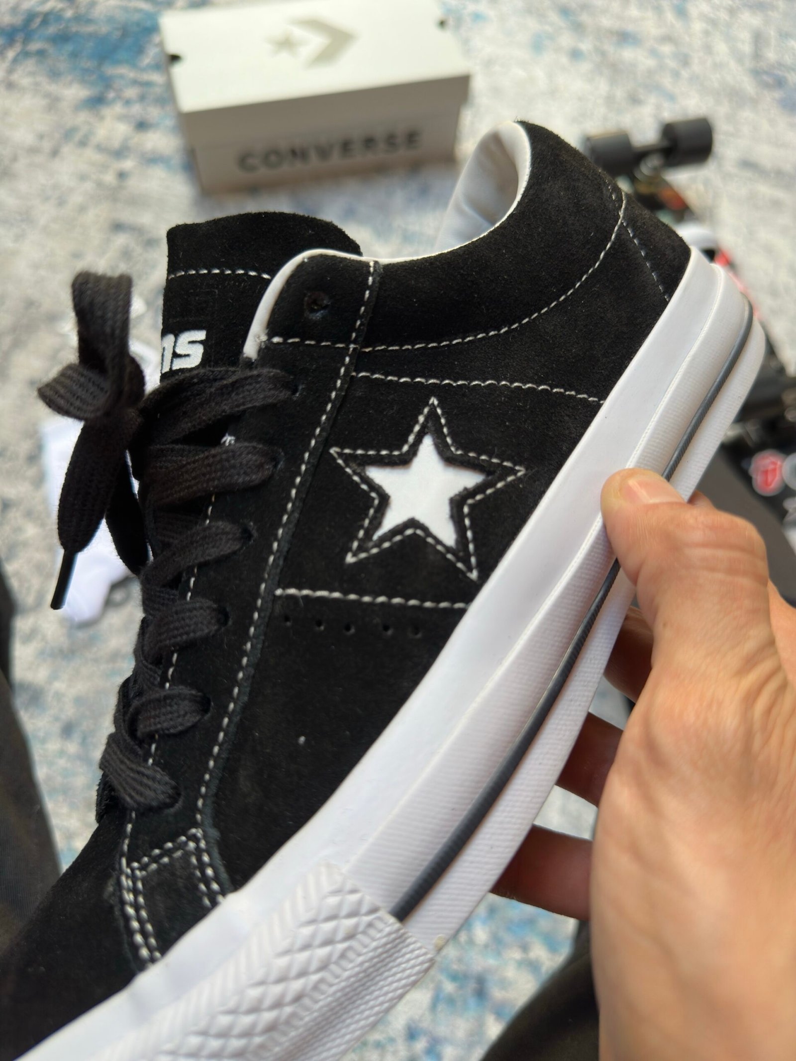 Tenis Converse One Star Negros Unisex
