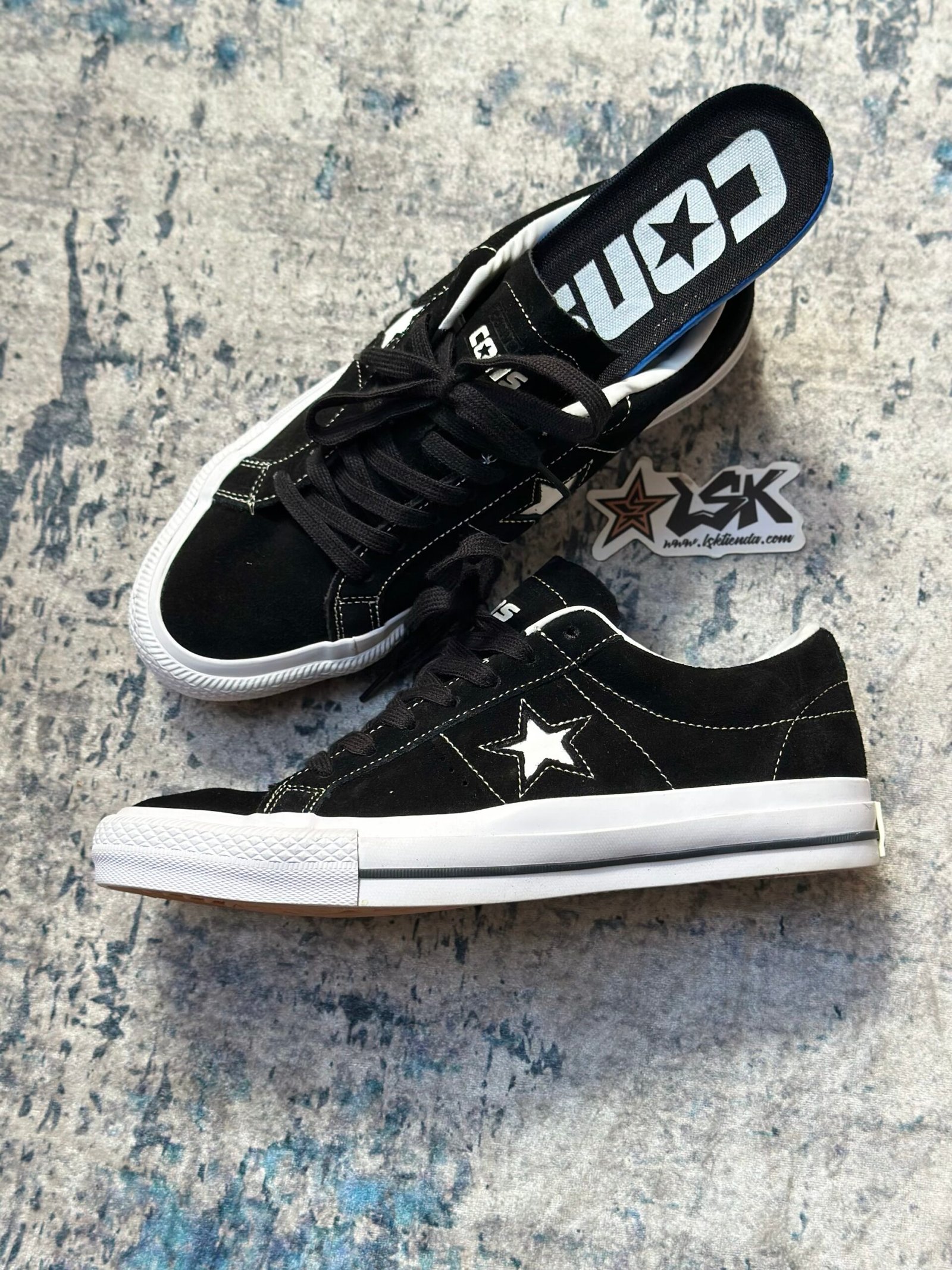 Tenis Converse One Star Negros Unisex
