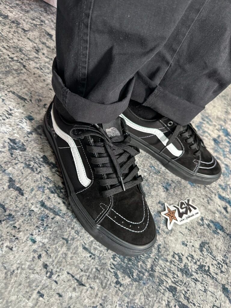 Tenis Vans Skateboarding Negros Sk8 low pro (Black Out) Unisex