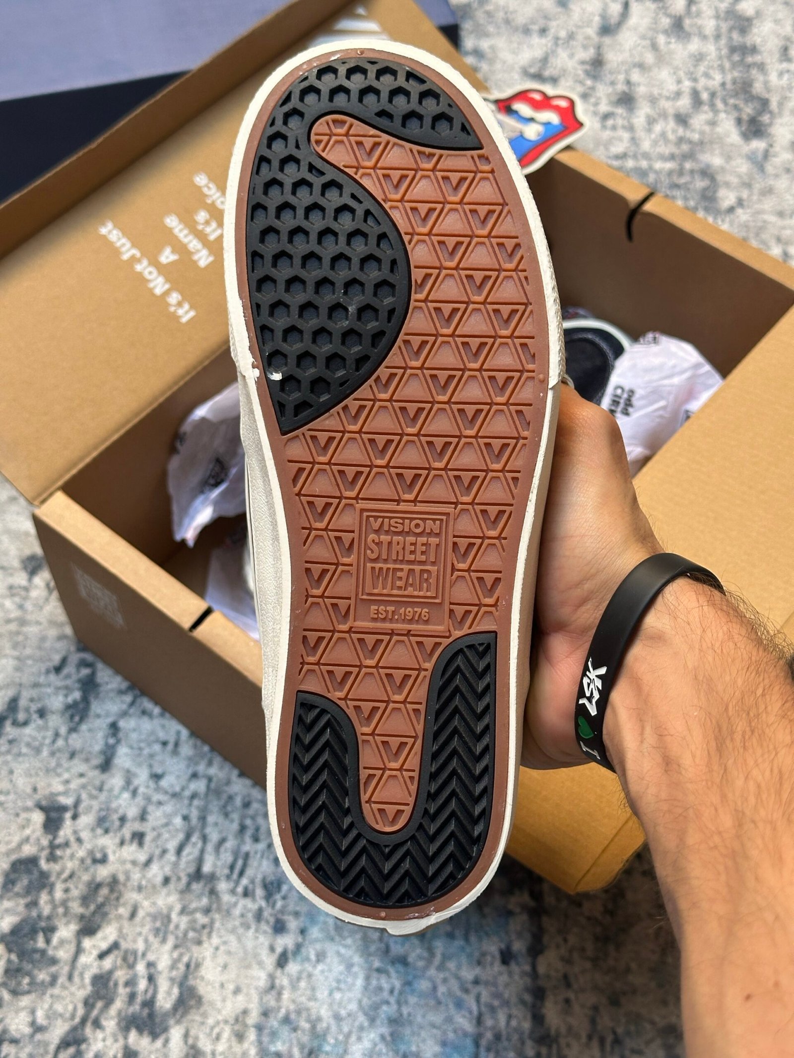 Tenis Skateboarding Stick Azul Unisex Vision Street Wear