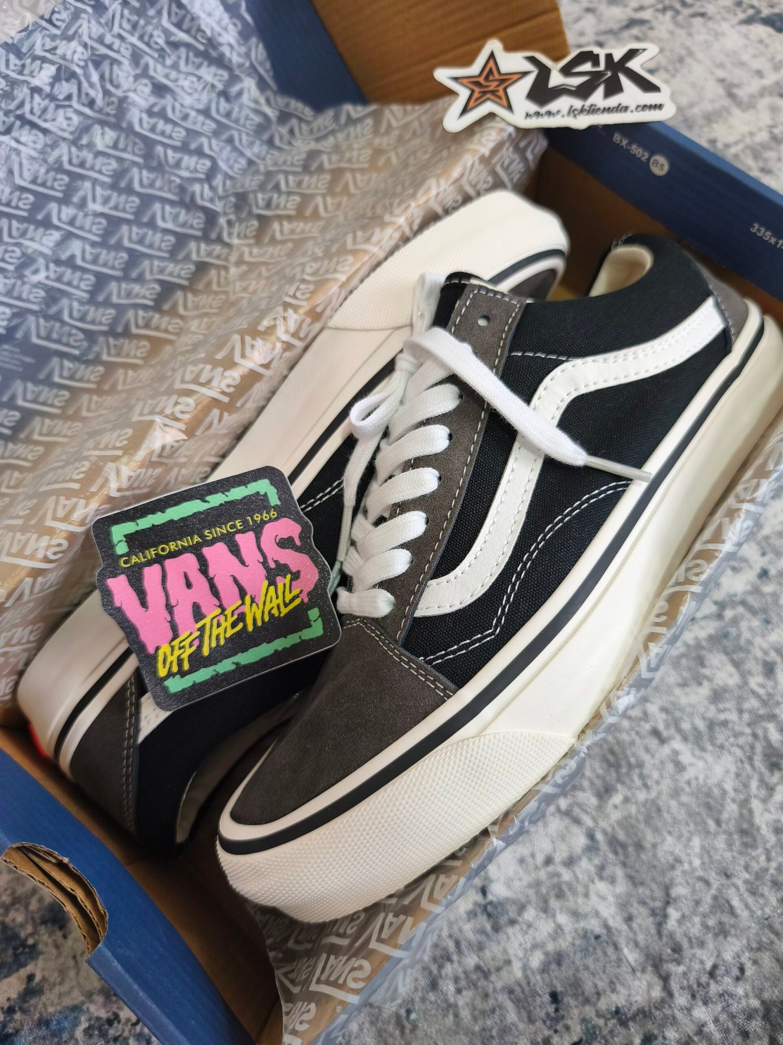 Tenis Vans Old Skool Gris Premium Unisex