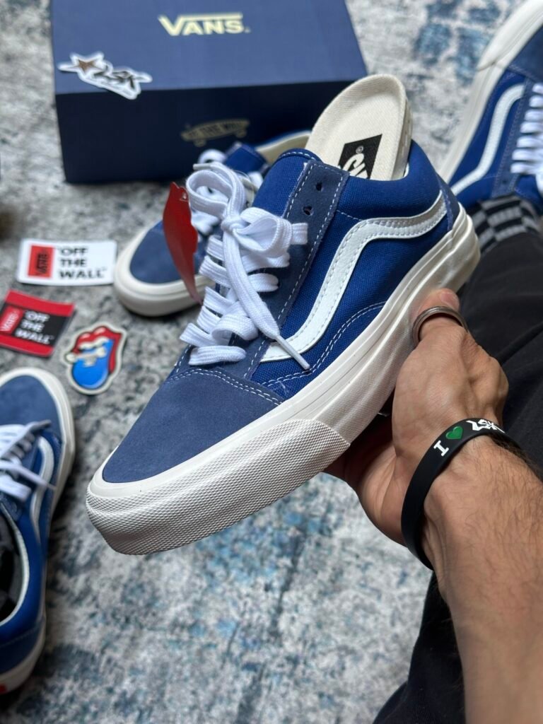 Tenis Old Skool Azul Vans Premium Unisex