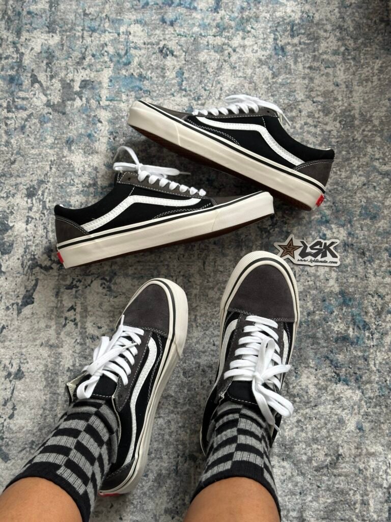 Tenis Vans Old Skool Gris Premium Unisex