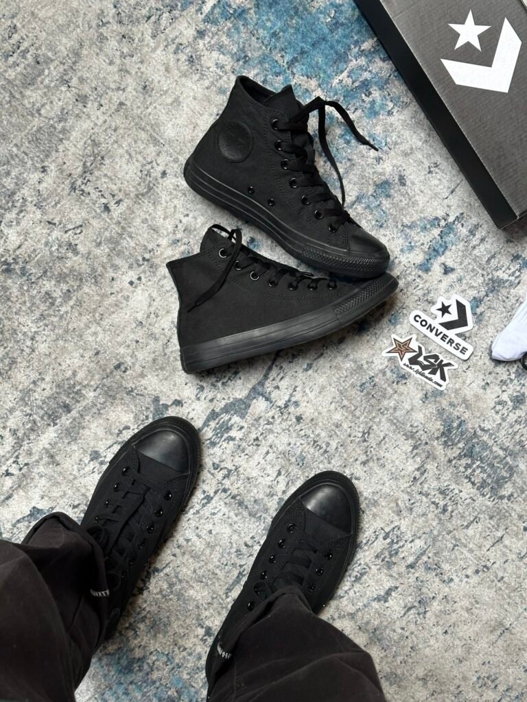 Tenis Bota Converse Chuck Taylor Negros Unisex