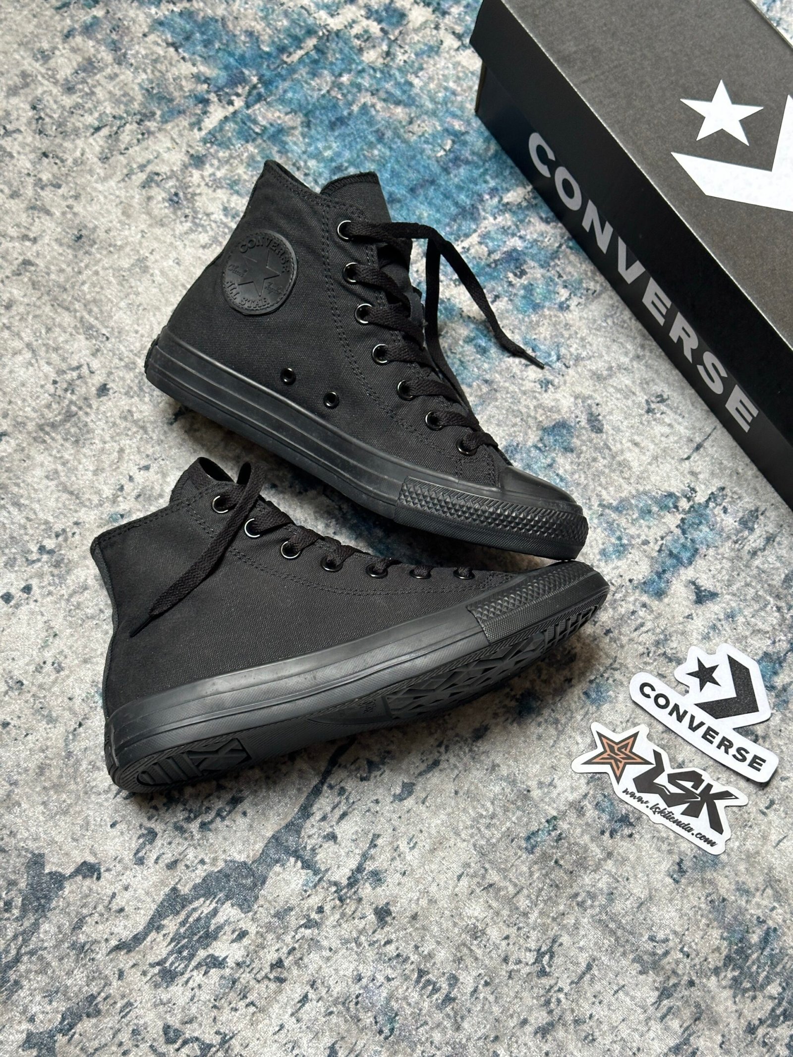 Tenis Bota Converse Chuck Taylor Negros Unisex