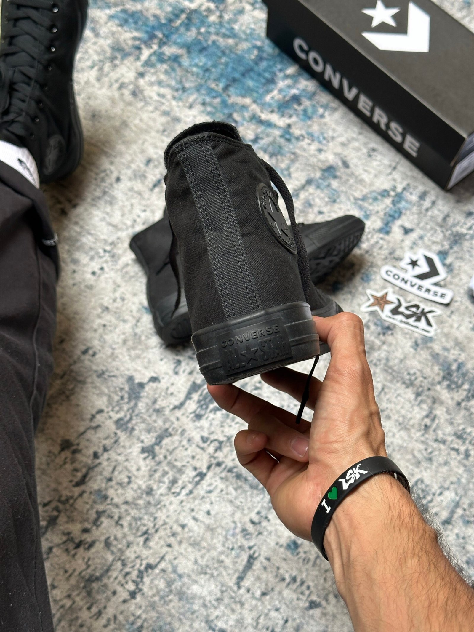 Tenis Bota Converse Chuck Taylor Negros Unisex