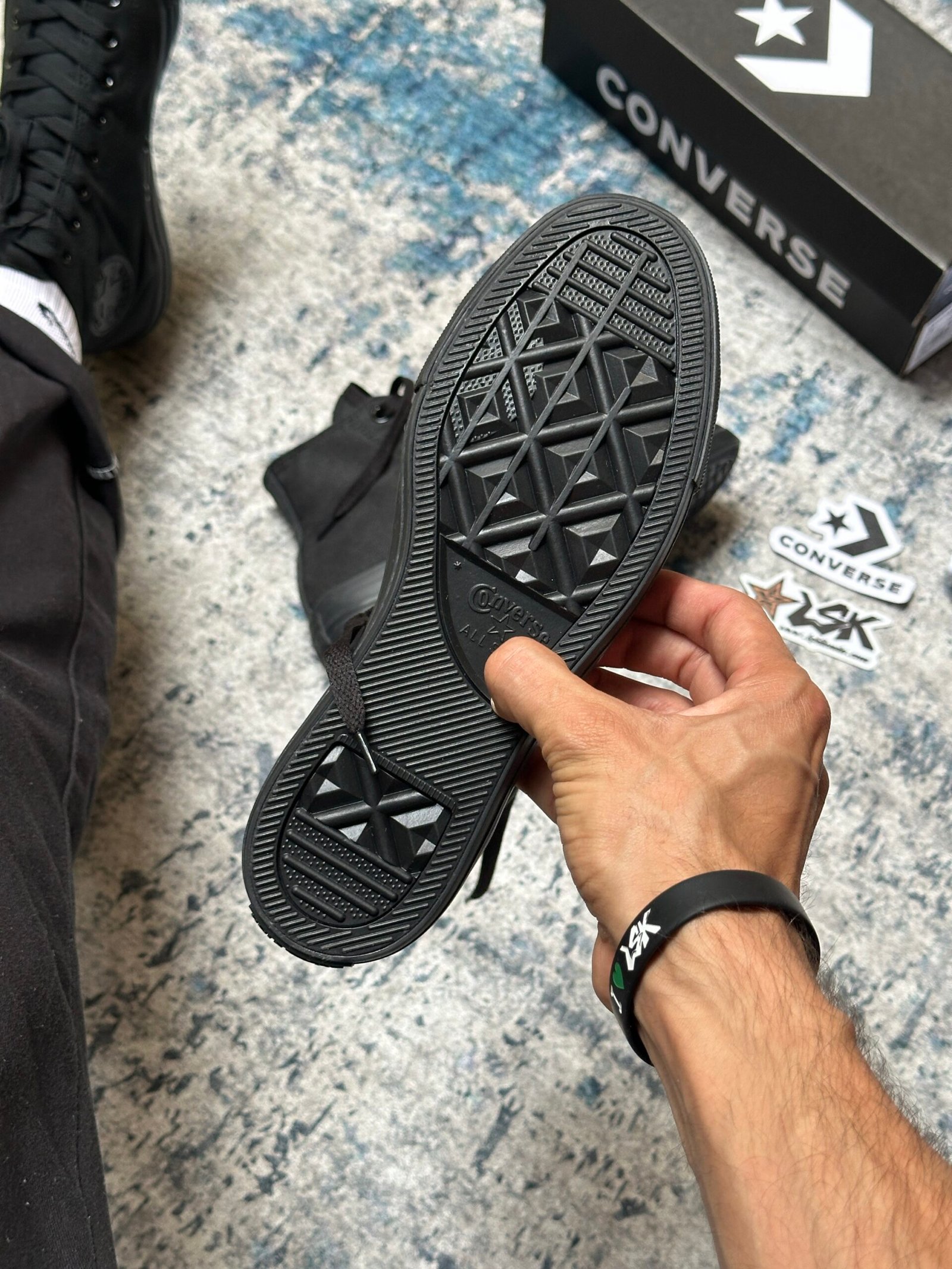 Tenis Bota Converse Chuck Taylor Negros Unisex