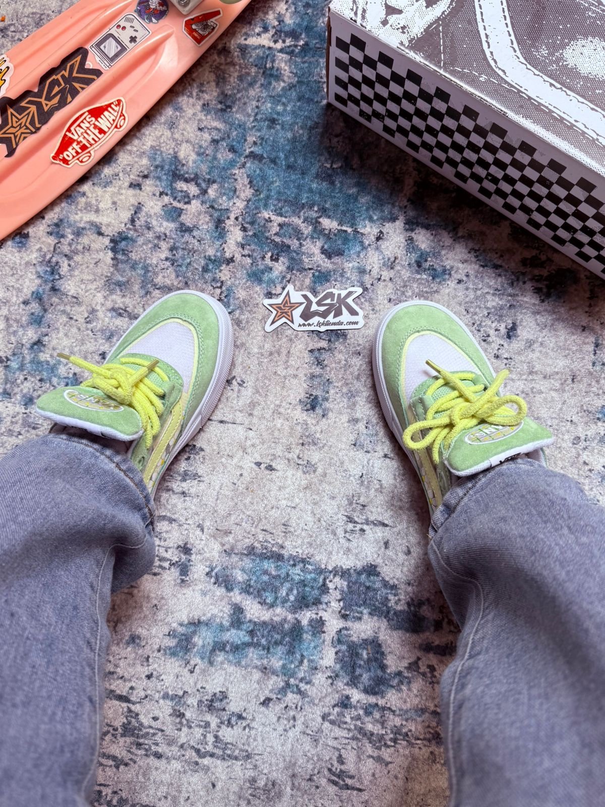 Tenis Skateboarding Vans Wayvee Verdes Brighton