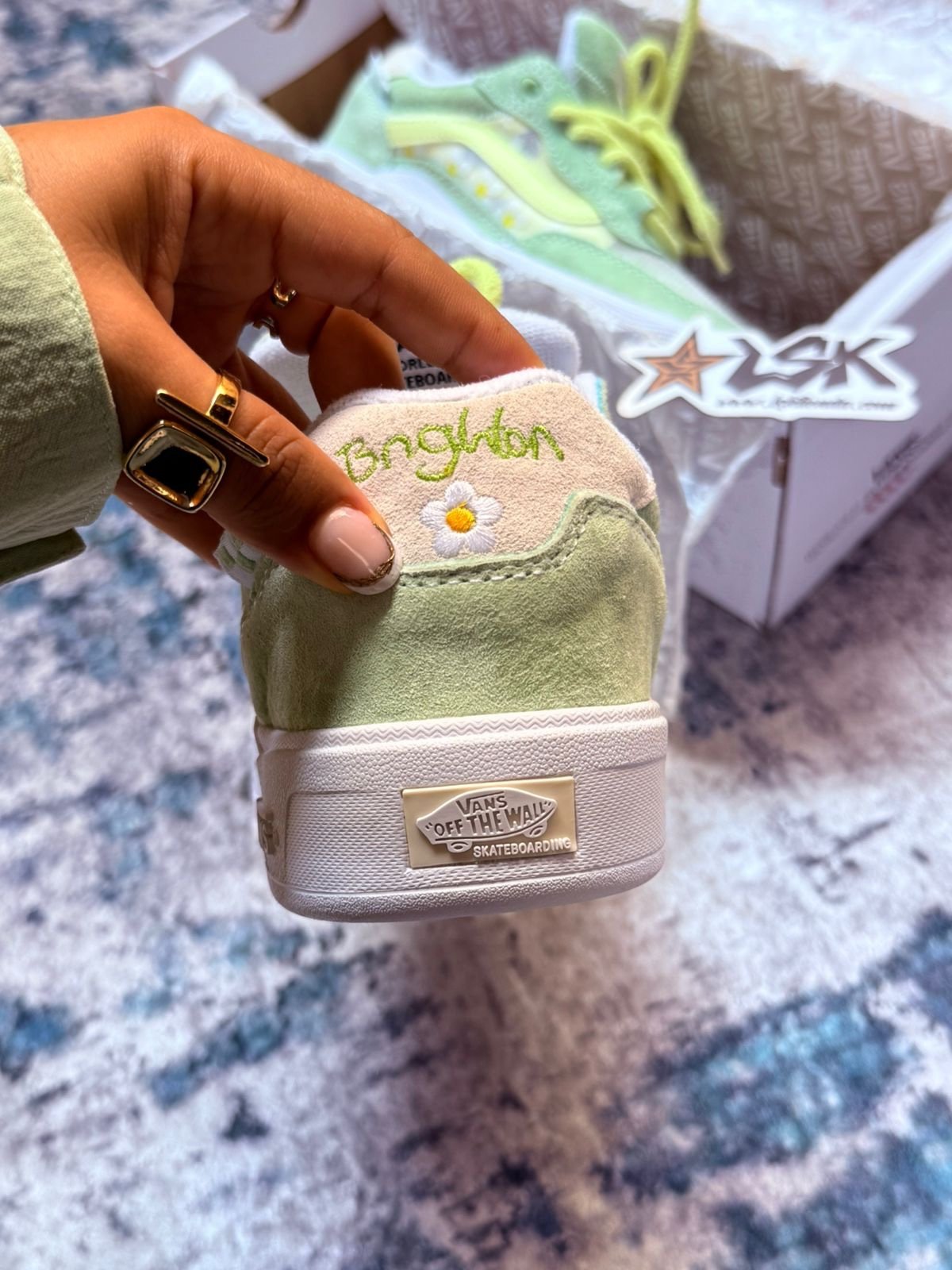 Tenis Skateboarding Vans Wayvee Verdes Brighton