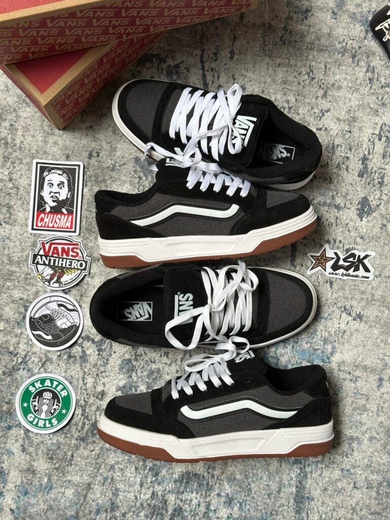 Tenis Chunky Vans Hylane Negros / Gris Unisex