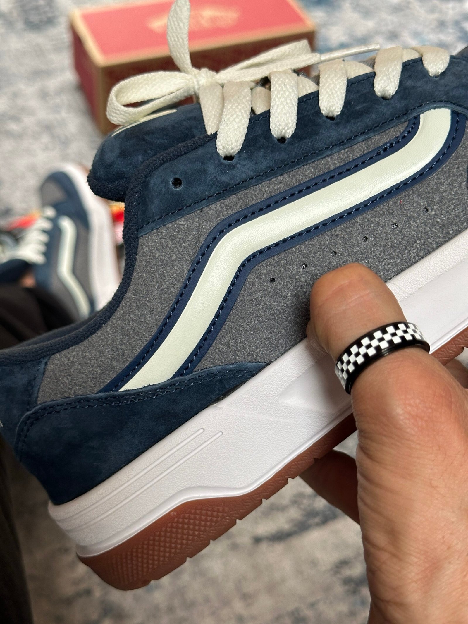 Tenis Chunky Vans Hylane Azul Unisex