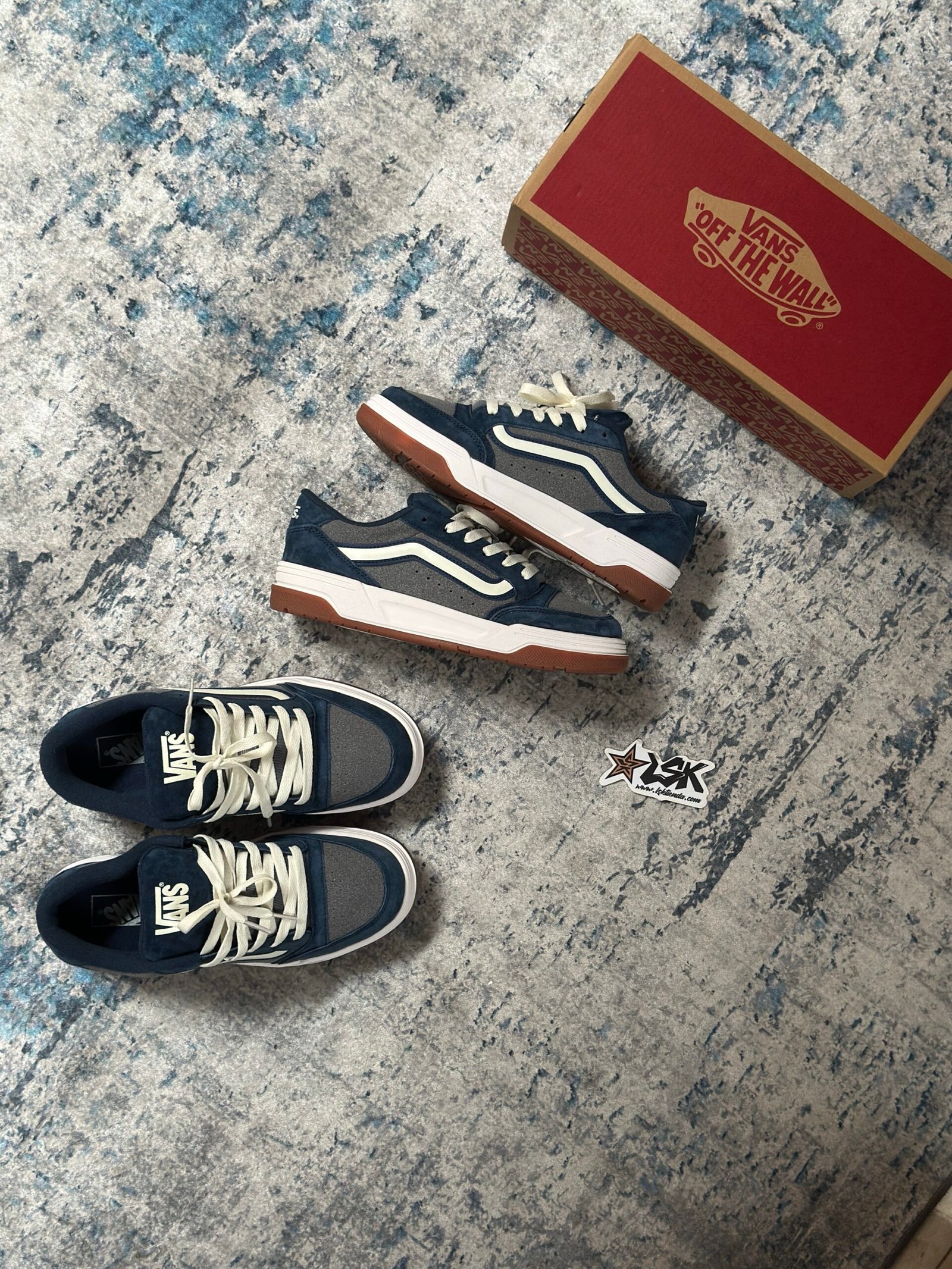 Tenis Chunky Vans Hylane Azul Unisex