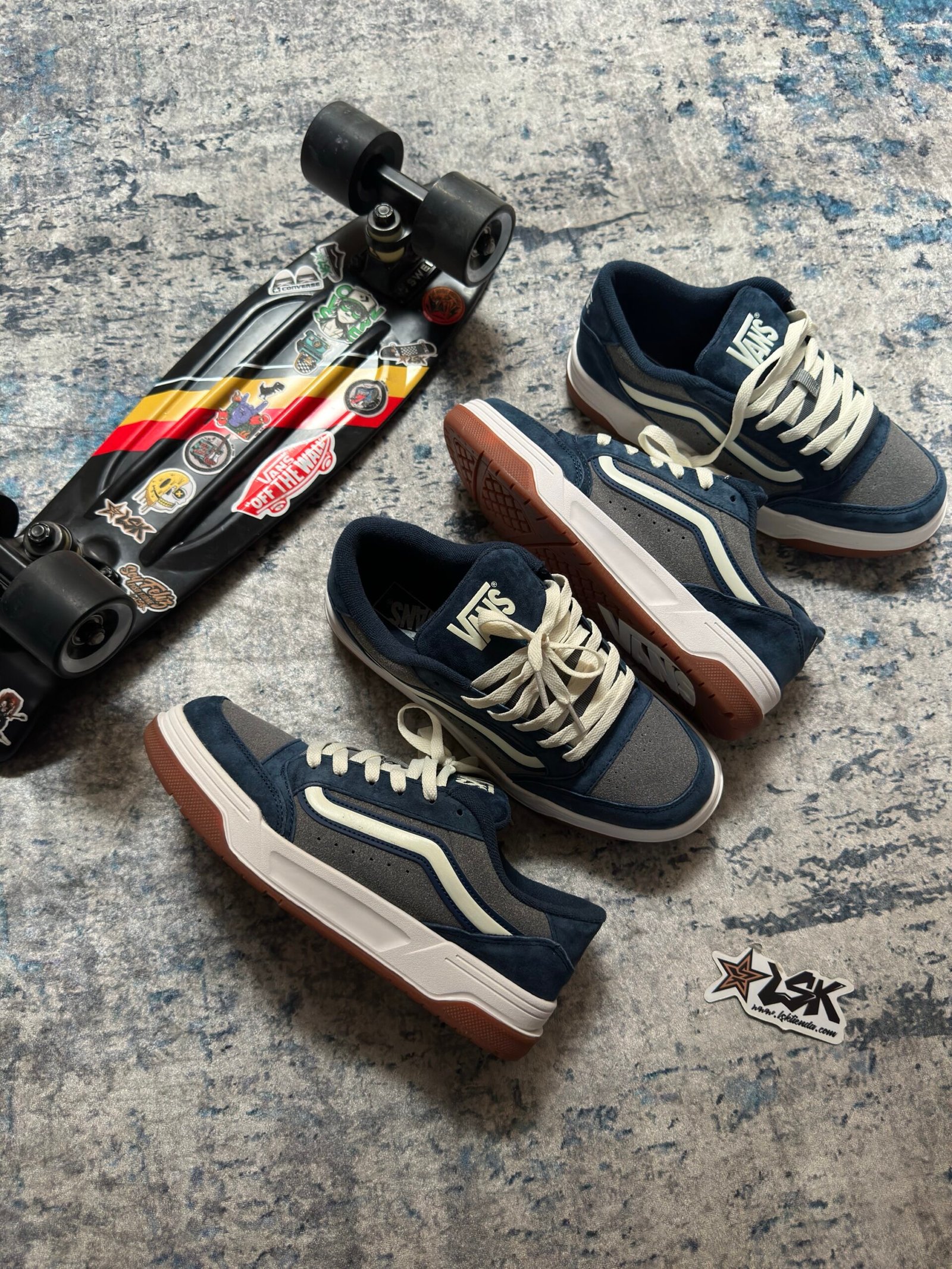 Tenis Chunky Vans Hylane Azul Unisex