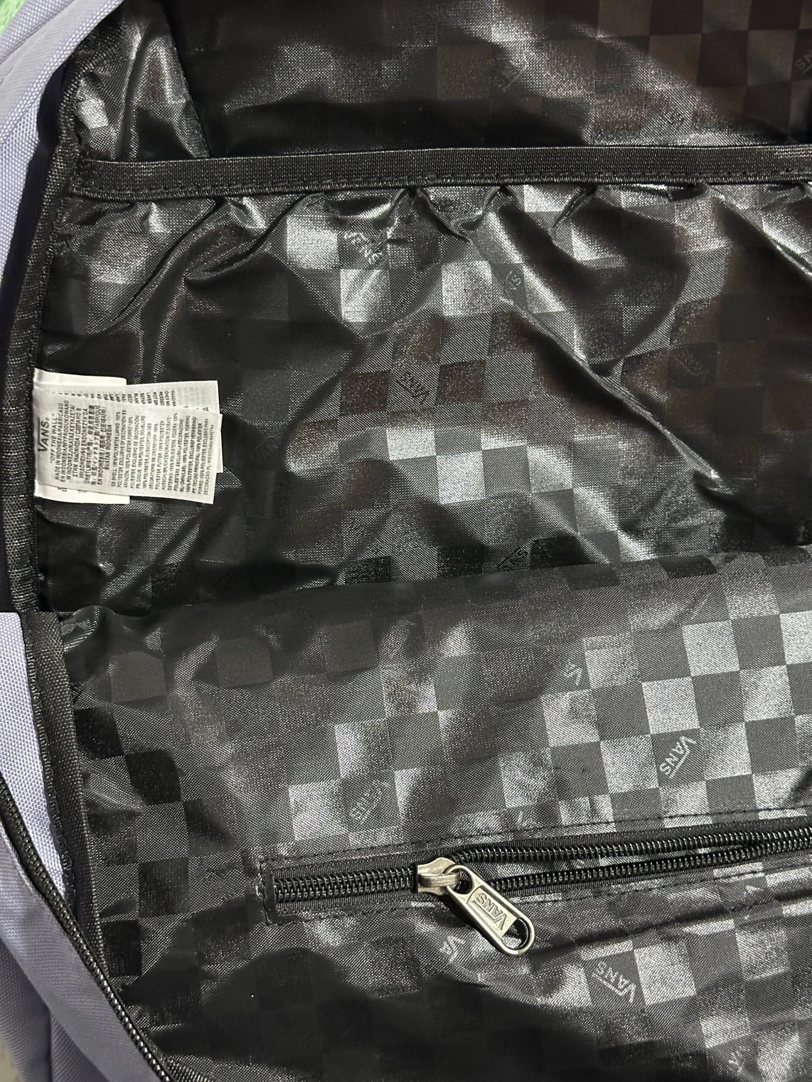 Mochila Vans Off The Wall Lila Negro