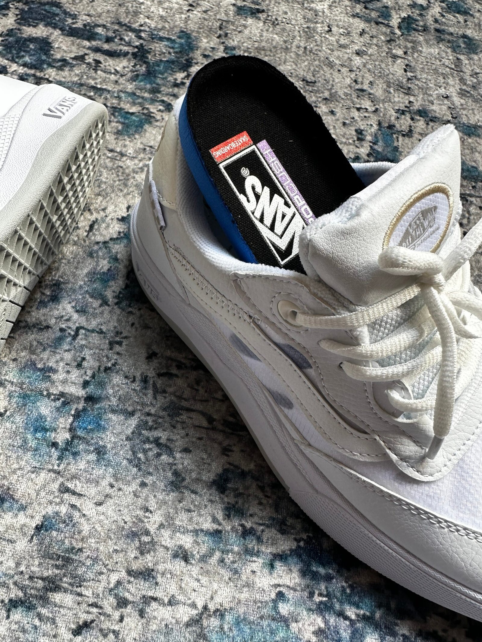 Tenis Skateboarding Vans wayvee Blancos Hombre