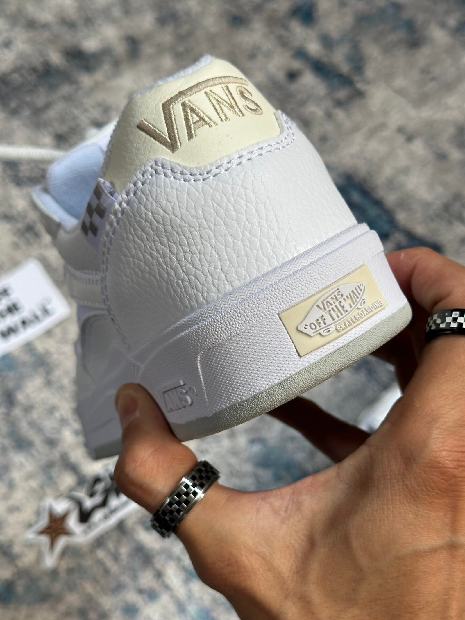Tenis Skateboarding Vans wayvee Blancos Hombre