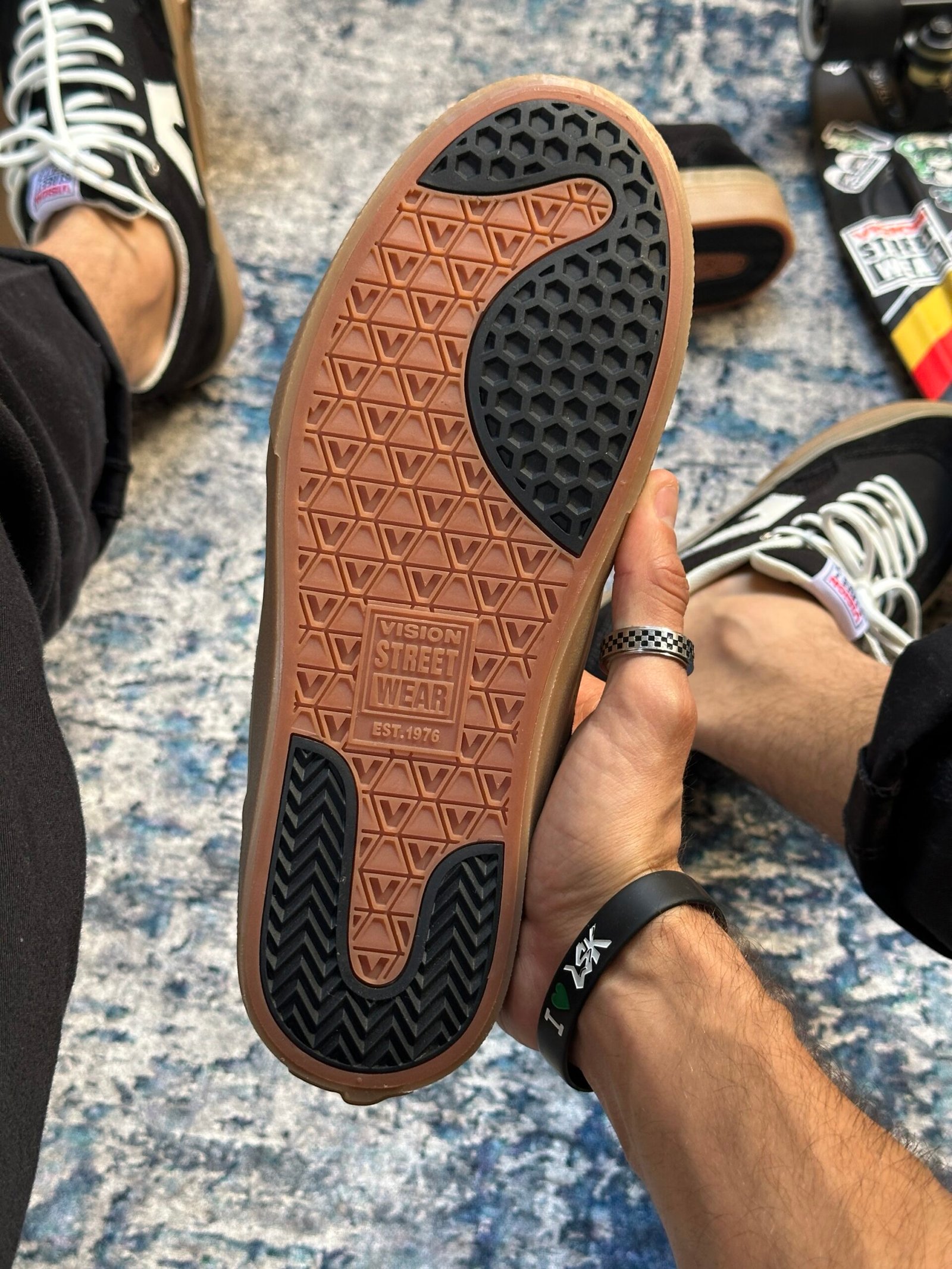 Tenis Skateboarding Visión Street Wear Stick Gum