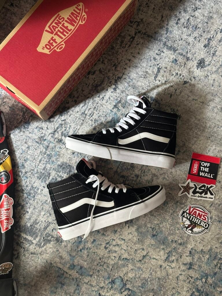 Tenis Vans Bota Clásicos Sk8 Hi Negros Unisex